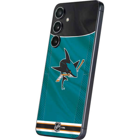 NHL San Jose Sharks Home Jersey Galaxy A16 5G Skin