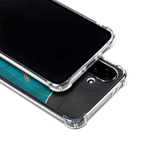 NHL San Jose Sharks Home Jersey Galaxy A36 5G Clear Case