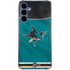 NHL San Jose Sharks Home Jersey Galaxy A55 5G Clear Case