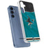 NHL San Jose Sharks Home Jersey Galaxy A55 5G Clear Case