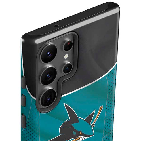 NHL San Jose Sharks Home Jersey Galaxy S23 Ultra Pro Case