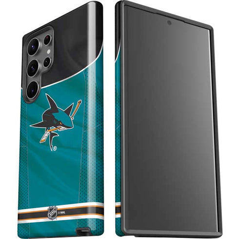 NHL San Jose Sharks Home Jersey Galaxy S23 Ultra Pro Case