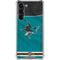 NHL San Jose Sharks Home Jersey Galaxy S24 FE Clear Case