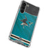 NHL San Jose Sharks Home Jersey Galaxy S24 FE Clear Case