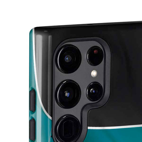 NHL San Jose Sharks Home Jersey Galaxy S25 Ultra Impact Case