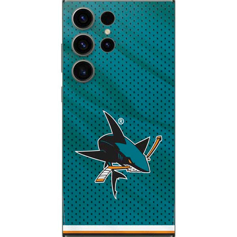 NHL San Jose Sharks Home Jersey Galaxy S24 Ultra Skin