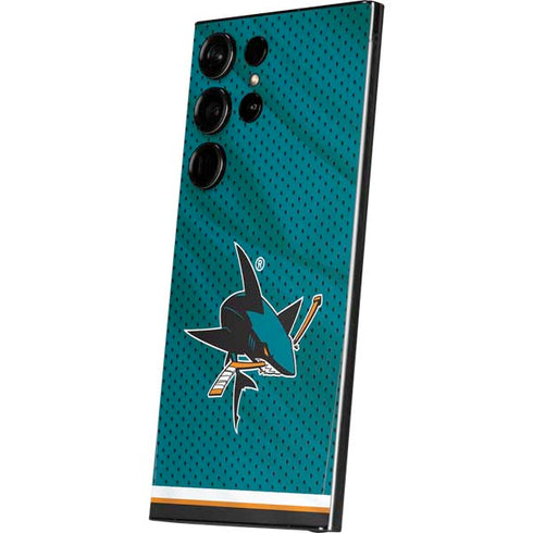 NHL San Jose Sharks Home Jersey Galaxy S25 Ultra Skin