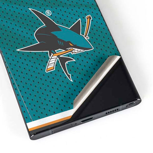 NHL San Jose Sharks Home Jersey Galaxy S25 Ultra Skin