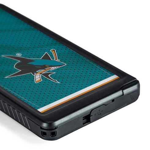 NHL San Jose Sharks Home Jersey Galaxy S24 Ultra Waterproof Case