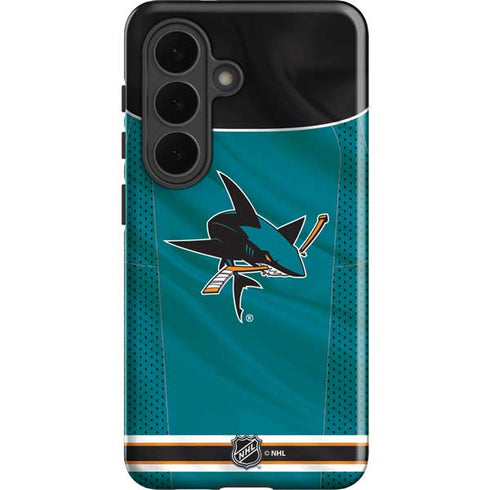 NHL San Jose Sharks Home Jersey Galaxy S26 Impact Case