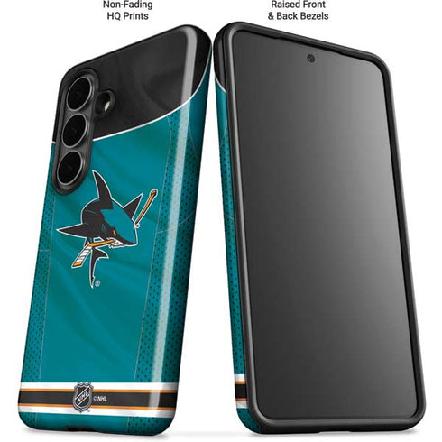 NHL San Jose Sharks Home Jersey Galaxy S26 Impact Case