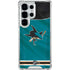 NHL San Jose Sharks Home Jersey Galaxy S26 Ultra Clear Case