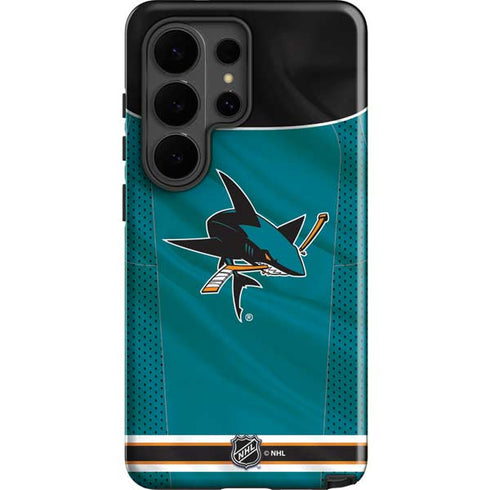 NHL San Jose Sharks Home Jersey Galaxy S26 Ultra Impact Case