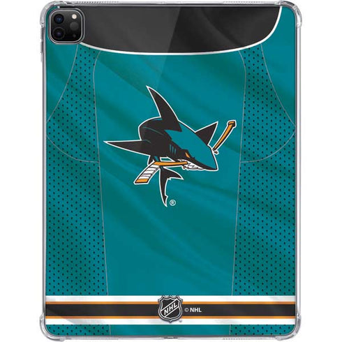NHL San Jose Sharks Home Jersey iPad Pro 11in (2024) Clear Case