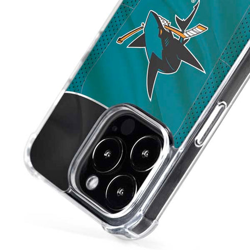 NHL San Jose Sharks Home Jersey iPhone 16 Pro MagSafe Case