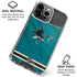 NHL San Jose Sharks Home Jersey iPhone 16 Pro Max Clear Case