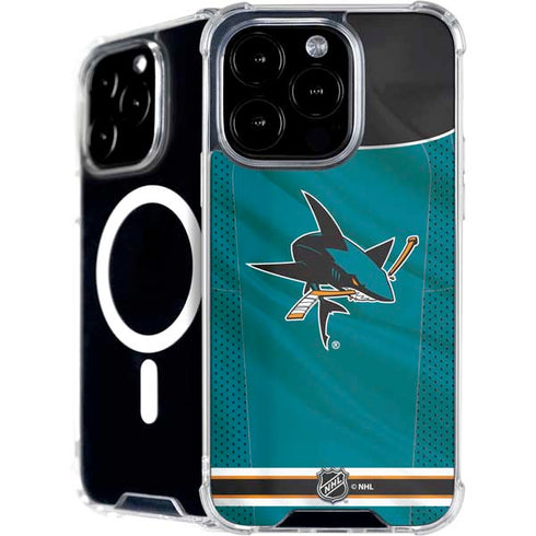 NHL San Jose Sharks Home Jersey iPhone 16 Pro Max MagSafe Case