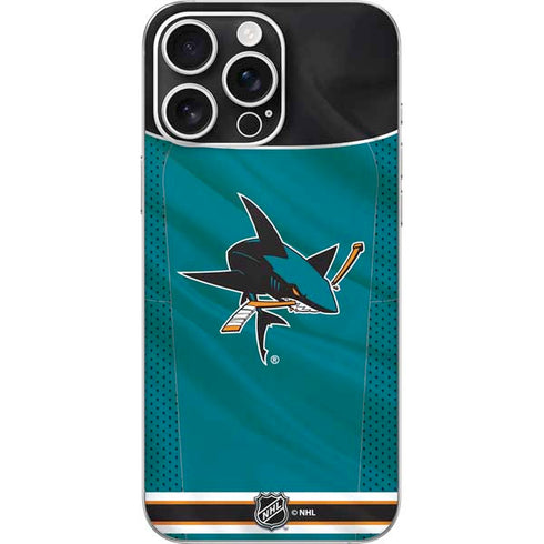 NHL San Jose Sharks Home Jersey iPhone 16 Pro Max Skin