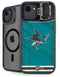 NHL San Jose Sharks Home Jersey iPhone 16e Kickstand Case