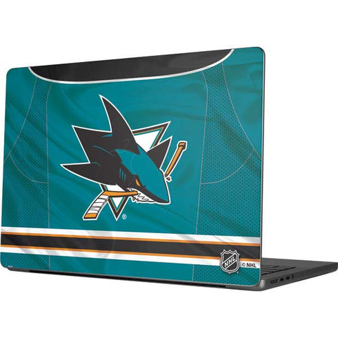 NHL San Jose Sharks Home Jersey Apple MacBook Pro 14-inch Skin