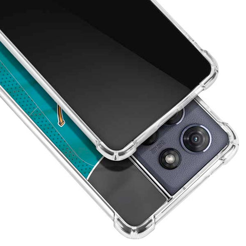 NHL San Jose Sharks Home Jersey Moto G 5G (2025) Clear Case
