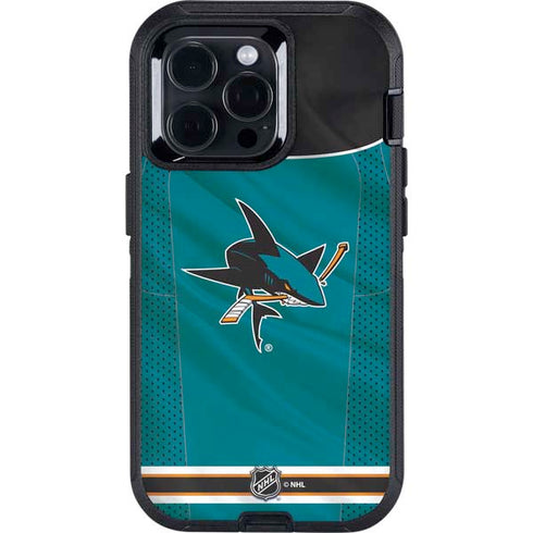 NHL San Jose Sharks Home Jersey Otterbox Defender iPhone Skin