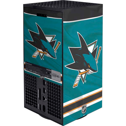 NHL San Jose Sharks Home Jersey XBox Series X Digital Edition Bundle Skin