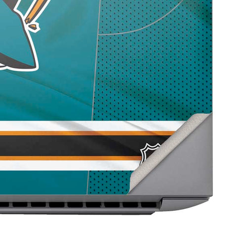 NHL San Jose Sharks Home Jersey HP ZBook Fury 16 G10 Skin
