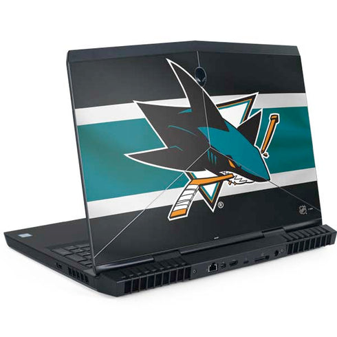 NHL San Jose Sharks Jersey Dell Alienware Skin