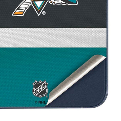NHL San Jose Sharks Jersey Galaxy A35 5G Skin