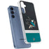NHL San Jose Sharks Jersey Galaxy A55 5G Clear Case