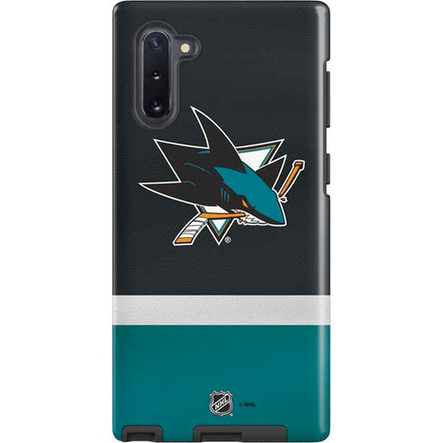 NHL San Jose Sharks Jersey Galaxy Cases