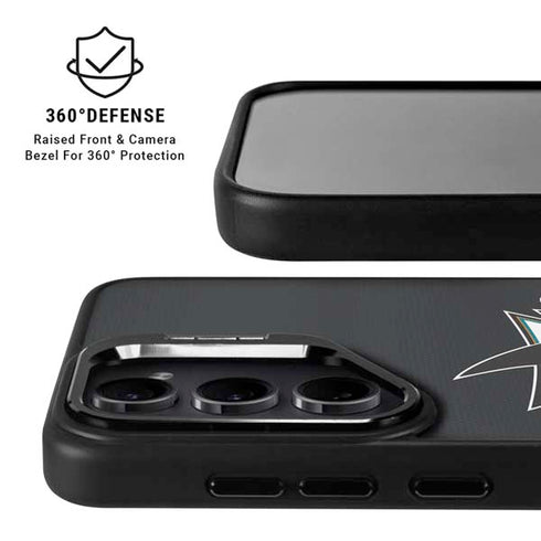 NHL San Jose Sharks Jersey Galaxy S25 Kickstand Case