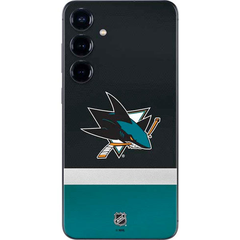 NHL San Jose Sharks Jersey Galaxy S25 Plus Skin