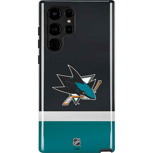 NHL San Jose Sharks Jersey Galaxy S25 Ultra Impact Case