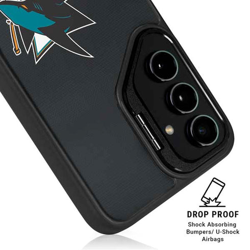 NHL San Jose Sharks Jersey Galaxy S25 FE Kickstand Case