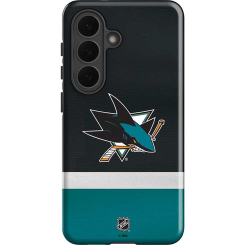 NHL San Jose Sharks Jersey Galaxy S26 Impact Case
