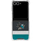 NHL San Jose Sharks Jersey Galaxy Z Flip7 Clear Case