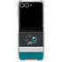 NHL San Jose Sharks Jersey Galaxy Z Flip7 Clear Case