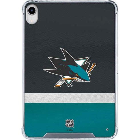 NHL San Jose Sharks Jersey iPad 11th Gen (2025) Clear Case