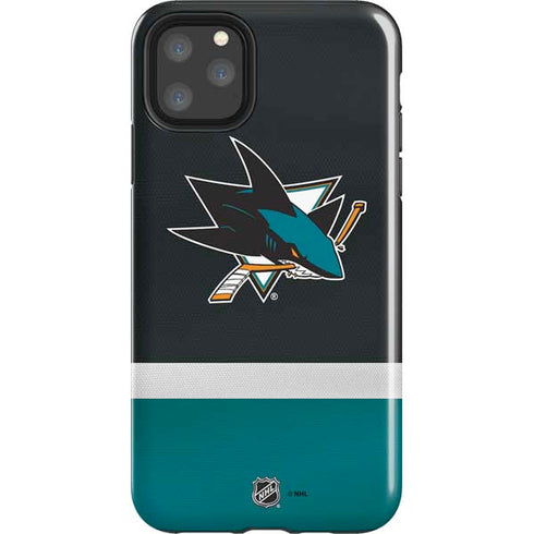 NHL San Jose Sharks Jersey iPhone Cases