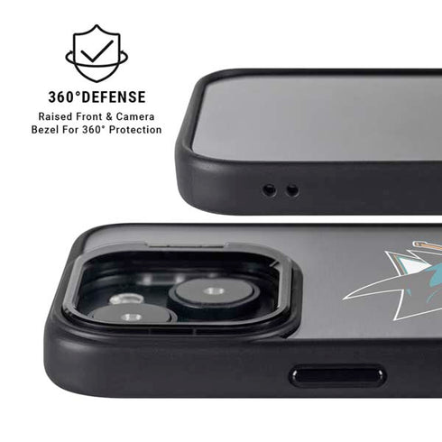 NHL San Jose Sharks Jersey iPhone 14 Plus Kickstand Case