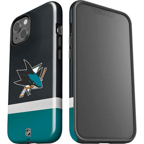 NHL San Jose Sharks Jersey iPhone 15 Impact Case