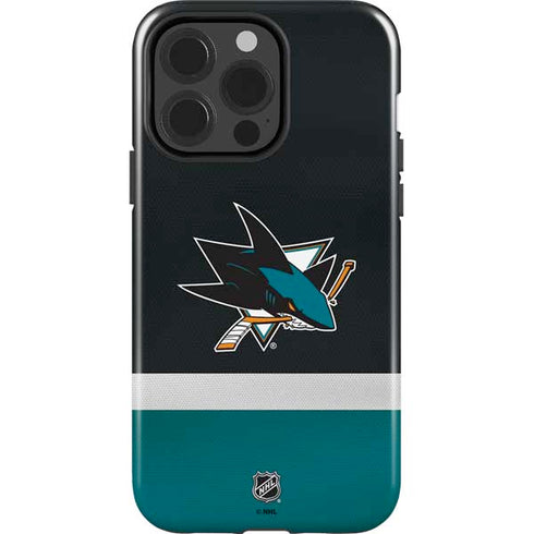 NHL San Jose Sharks Jersey iPhone 15 Pro Impact Case