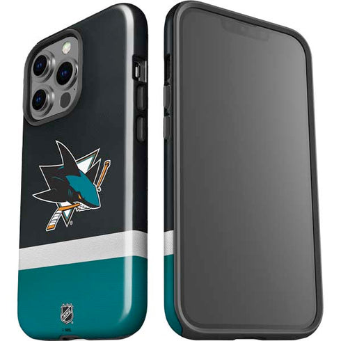 NHL San Jose Sharks Jersey iPhone 15 Pro Impact Case