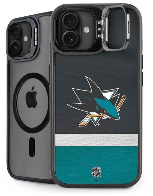 NHL San Jose Sharks Jersey iPhone 16 Kickstand Case