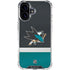 NHL San Jose Sharks Jersey iPhone 16 Plus Clear Case