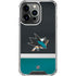 NHL San Jose Sharks Jersey iPhone 16 Pro Clear Case