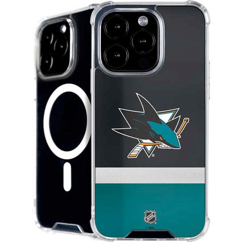 NHL San Jose Sharks Jersey iPhone 16 Pro Max MagSafe Case