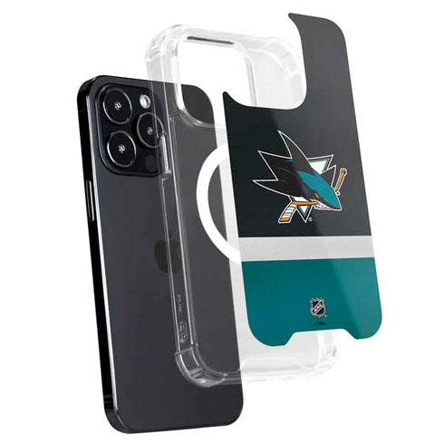 NHL San Jose Sharks Jersey iPhone 16 Pro Max MagSafe Case